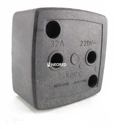 [KALKL48050] Toma ind nac ext 2x 32A   PA  NEG