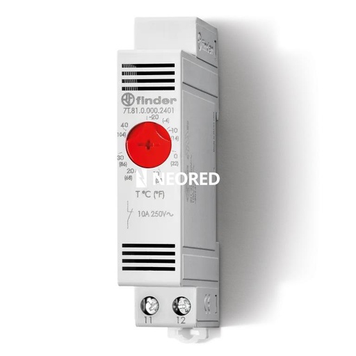 [FIN7T8100002403] Termostato  0/ 60ºC de panel 1NC p-refrigerac