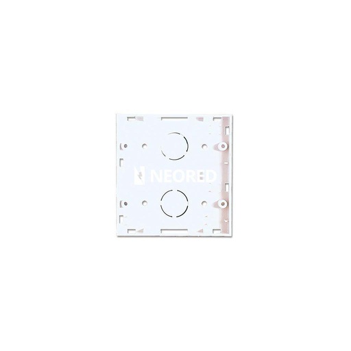 [JEL20502] Base para 2 Módulos Blanco