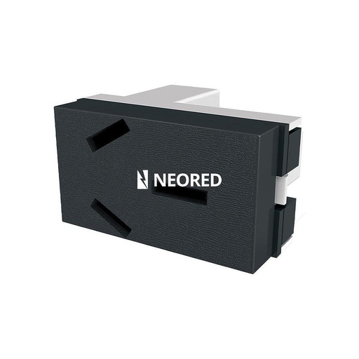 [JEL80059] Tomacorriente 20A Bipolar + Tierra Negro