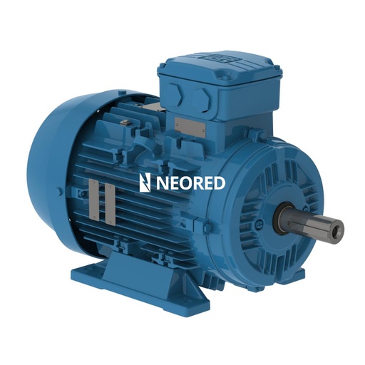 [WEG14010067] Motor Trifásico Carcasa Fundición de Aluminio - 1,00cv 1000rpm 220/380V IP55 90S B3