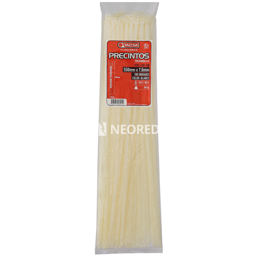 [TACPTFL-550-76B] Precinto  550mmL   7,6mmA BLA Nyl