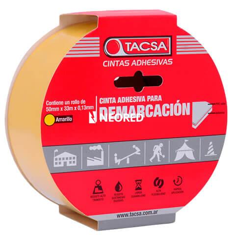 [TACPTTACSA190A] Cinta demarcar   33M  50mmA PVC AMA