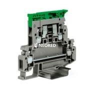 [FMNDA200GR] Borne portafusible doble piso   