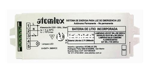 [ATO1604 Mini Lamp Led] Sistema Aut. para Lámparas Led E27 de 3w a 7W / Dicroled GU-10 hasta 7W  Bajo consumo E27 hasta 11W / Batería Litio Ion Incorporada (interna)