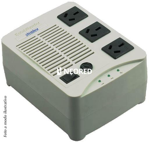 [ATOH 500] Estabilizador 500VA - 3 Salidas 