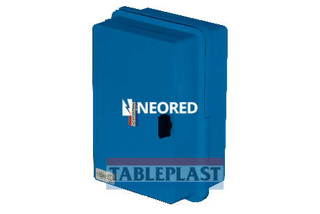 [TAB1001CH] GABINETE CON CHASIS METÁLICO COLOR AZUL - IP65 IK10 DE 208X285X125MM