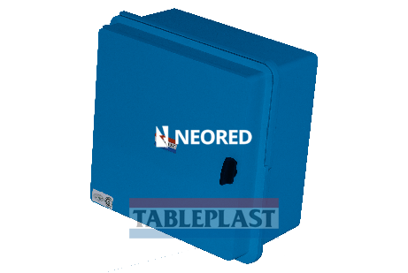 [TAB2511CH] GABINETE CON CHASIS METÁLICO COLOR AZUL - IP65 IK10 DE 298X285X150MM