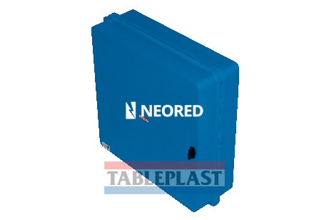[TAB4301CH] GABINETE CON CHASIS METÁLICO COLOR AZUL - IP65 IK10 DE 483X466X154MM