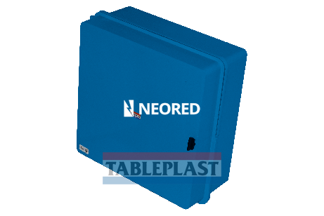 [TAB4311CH] GABINETE CON CHASIS METÁLICO COLOR AZUL - IP65 IK10 DE 483X466X202MM