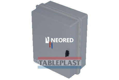 [TAB2908CH] GABINETE CON CHASIS METÁLICO COLOR GRIS - IP65 IK10 DE 302X366X154MM