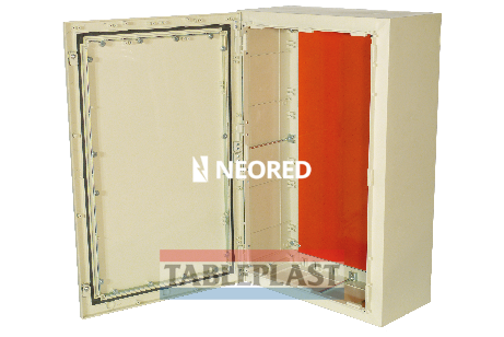 [TABM7850ACC] GABINETE CON CHASIS METÁLICO  COLOR BEIGE RAL 7032 - IP65 IK10 500X780X250MM