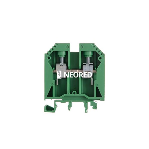 [ZOL060.206] Borne de paso de color verde para conductor de 16mm² BPN-16-VE