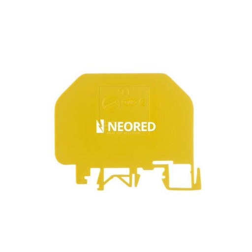 [ZOL096.011] Separador 64x52mm. espesor de 2mm. color amarillo. SE1