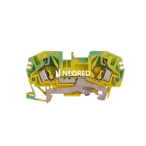 [ZOL121.012] Borne de tierra a resorte para conductor de 2,5mm² BKF-2,5-T