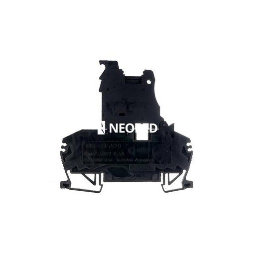 [ZOL122.003] Borne portafusible a resorte para fusible de 5x20mm.  con Led 15-30VCA/CC BKF-SI-520-LL024