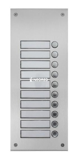 [COMDR-10US] Frente expansor 10 pulsadores. Alt.tapa 31,5 cm DC12V 1A