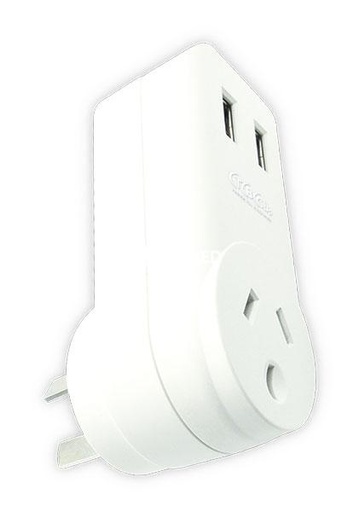 [TBCEV-P1U2] PROLONGADOR TBCIN 1 TOMA + 2 USB
