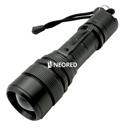 [TBCLE-10LT] LINTERNA A LED TACTICA REC. CON BATERIA DE LITIO 10W