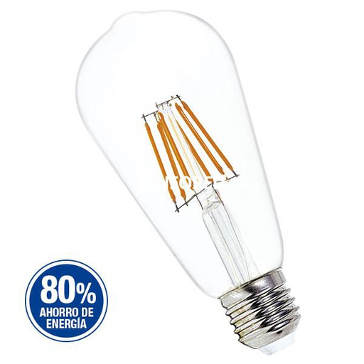 [TBCLEDLAN-8WWD] LAMPARA FILAMENTO LED TBCIN VINTAGE 8W LUZ CALIDA DIMERIZABLE