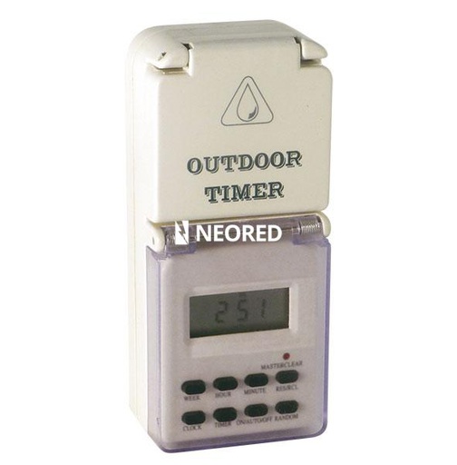 [TBCTS-GE20-B] INTERRUPTOR HORARIO ENCHUFABLE DIGITAL PARA USO EXTERNO