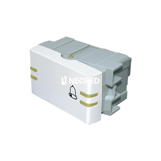 [JEL20052] Interruptor Unipolar Pulsador Blanco