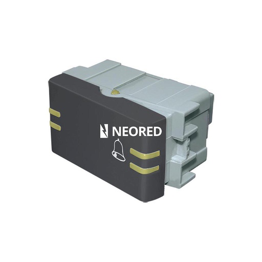 [JEL30052] Interruptor Unipolar Pulsador Gris