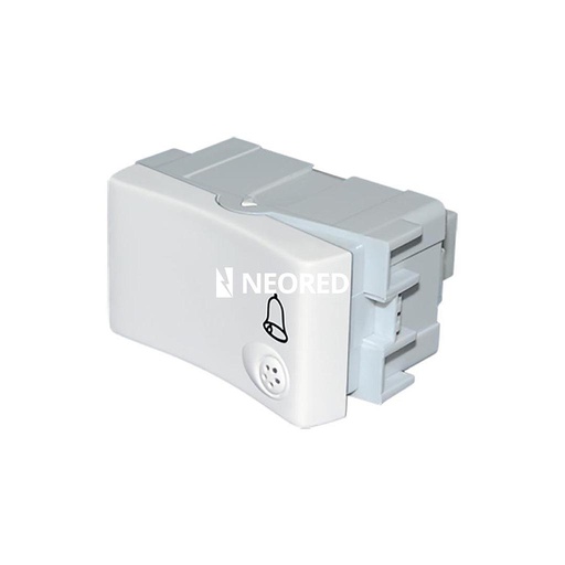 [JEL40052] Interruptor Unipolar Pulsador Blanco