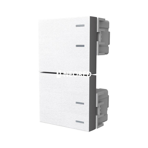 [JEL60451] 2 Interruptores Unipolares Blanco