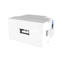 [JEL60146] Toma USB de carga de 1A Platinum Blanco