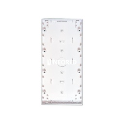 [JEL20504] Base para 4 Módulos Blanco