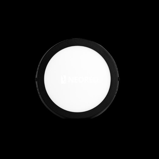 [CORNPR12CW] Panel plafon circular negro 12W Macroled frio