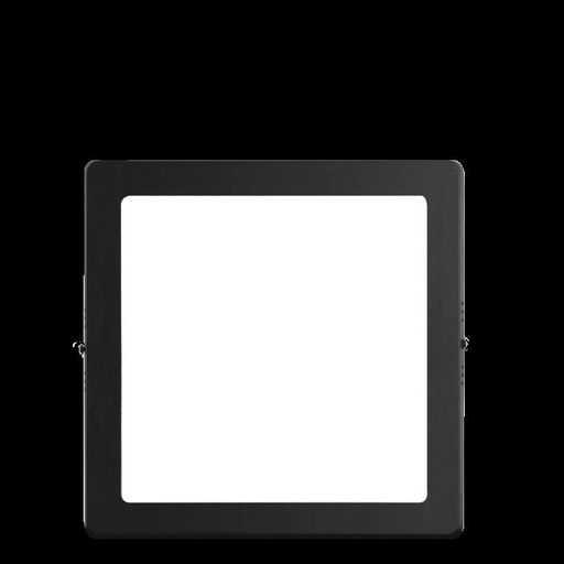 [CORNPC18CW] Panel plafon cuadrado negro 18W Macroled frio