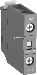 [ABB1SBN010110R1001] Contacto auxiliar Unipolar para contactor AF9 hasta AF96 1NC