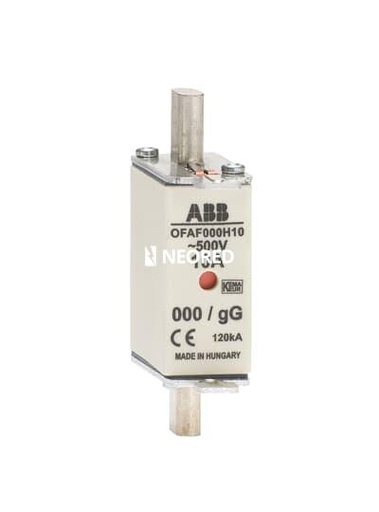 [ABB1SCA022627R1120] Fusible tipo gG 40A 500V tamaño 000
