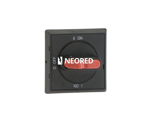 [ABB1SCA105220R1001] Manija negra IP65 tipo perilla con bloqueo 3 candados y de puerta para OT40…OT125F4C