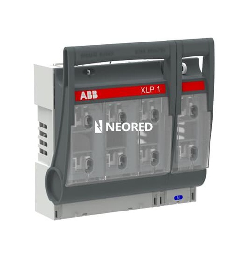[ABB1SEP600119R0002] Seccionador bajo carga p/fusibles tipo NH tetrapolar tamaño 1 In=250A