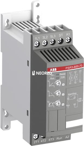 [ABB1SFA896103R7000] Softstarter 1,5kW /  2HP In 3,9A c/by-pass (Contorl 100..240VAC)