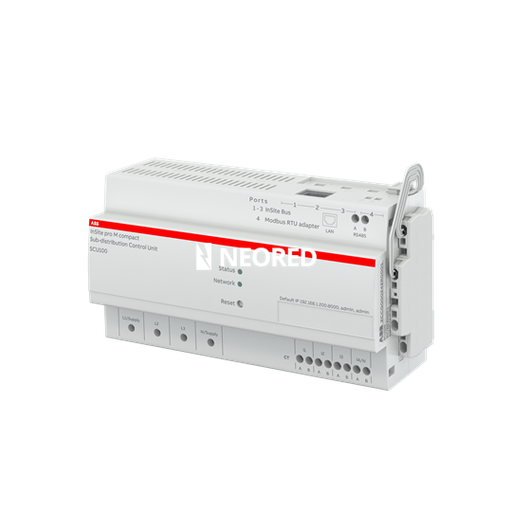 [ABB2CCG000242R0001] Unidad de Control ProM InSite, Modbus TCP/IP (RJ45) & Modbus RTU (RS485) - WebServer - Alim 88-257VAC