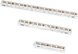 [ABB2CDL240110R1658] Peine Repartidor Tetrapolar - Alimentacion L1-L2-L3-N ; repartidor L1+N - L2+N - L3+N  - 58 pines - 80A