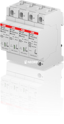 [ABB2CTB803973R1100] Descargador Tipo 2 - 40kA Trifasico Uf=275V Enchufable