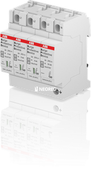 [ABB2CTB803973R1200] Descargador Tipo 2+3 - 20kA Trifasico Uf=275V Enchufable