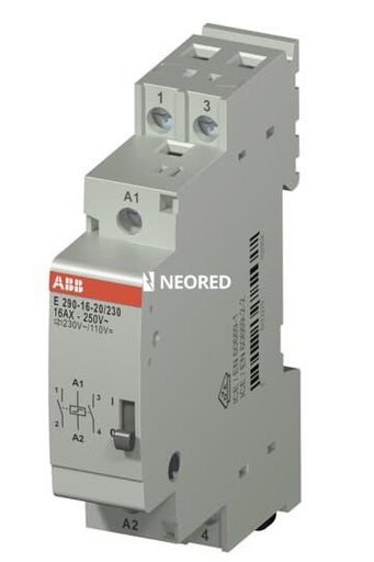 [ABB2TAZ312000R2012] Telerruptor con 2 contactos NA 16A - 230 VCA - 115VCC