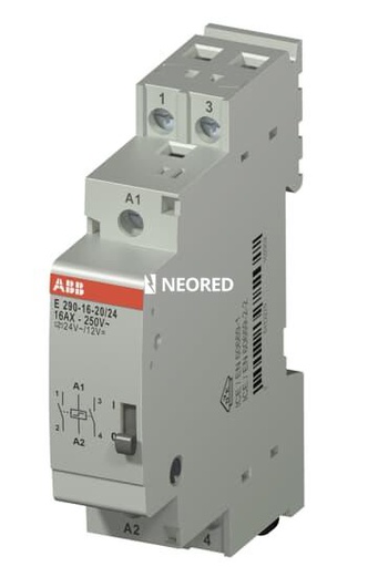 [ABB2TAZ312000R2042] Telerruptor con 2 contactos NA 16A - 24 VCA